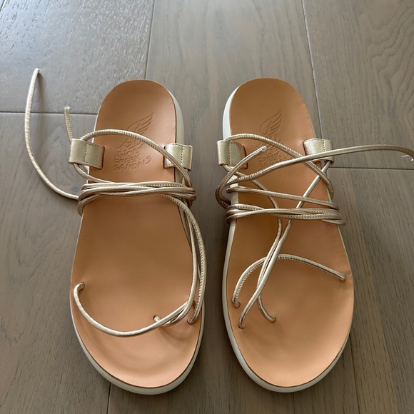 Ancient Greek Sandals
Diakopes Leather Tie Ankle Sandals - Picture 2 of 3